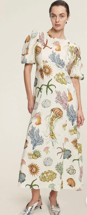 Alemais Sea Midi Dress