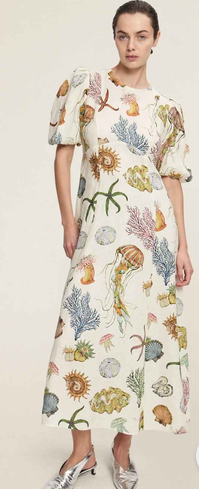 Alemais Sea Midi Dress