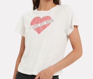 Re/Done Classic "I Love My Mom" Tee