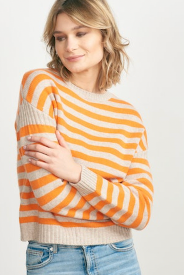 Jumper 1234 Little Stripe Crew Neck Sweater