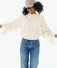 Load image into Gallery viewer, Clare V. Le Drop Fringe Sweatshirt