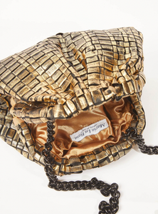 Maria La Rosa Mini Game Laminated Clutch