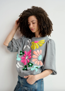 Essentiel Antwerp Hun Flower Sweatshirt