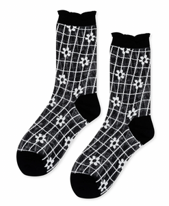 Hansel from Basel Heart Sheer Crew Socks