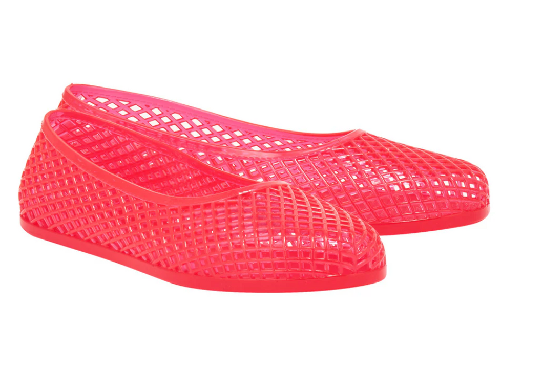 Ancient Greek Iro Jelly Sandal in Red