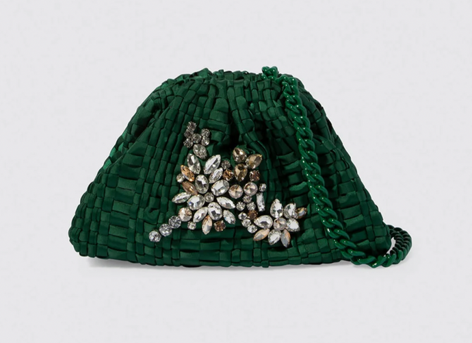 Maria La Rosa Crystal Mini Game Clutch