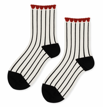 Load image into Gallery viewer, Hansel from Basel Tulip Top Crew Sock