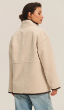Load image into Gallery viewer, Velvet Shona Luxe Sherpa Reversible Jacket