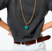 Load image into Gallery viewer, Roxanne Assoulin Puffy Heart Necklace