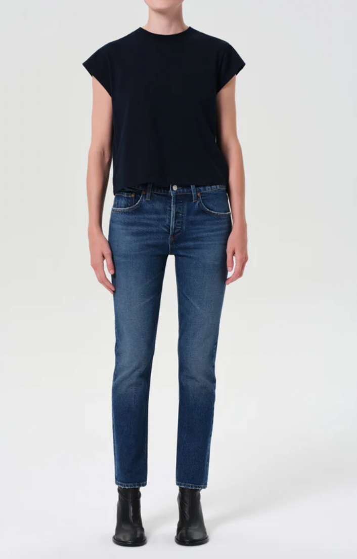 AGolde Midrise Cocktail Ankle Jean