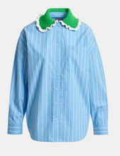 Load image into Gallery viewer, Essentiel Antwerp Crochet Collared Shirt