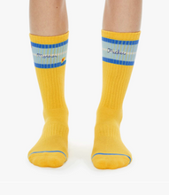 Load image into Gallery viewer, Mother Half Calf Flower Socks