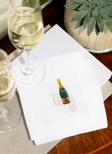 Load image into Gallery viewer, Lettermade Champagne Linen Cocktail Napkins