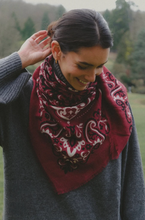 Load image into Gallery viewer, Maison Lecomte Flament Bandana Scarf