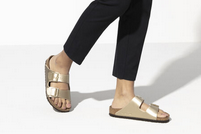 Load image into Gallery viewer, Birkenstock Gold Arizona