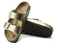 Load image into Gallery viewer, Birkenstock Gold Arizona