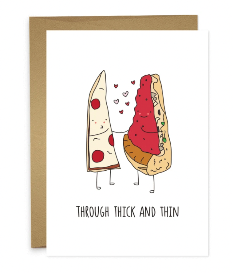 Humdrum Thick and Thin Card