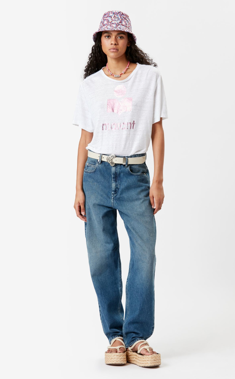 Isabel Marant Etoile Zewel Logo Tee